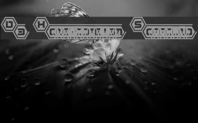 D3 Honeycombism Sorround Font examples