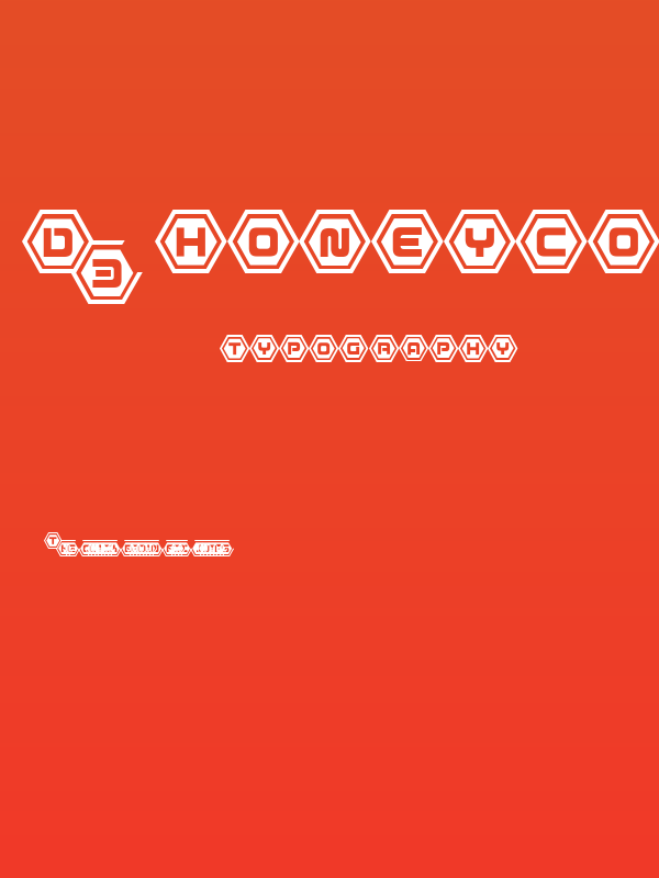 D3 Honeycombism Sorround Poster