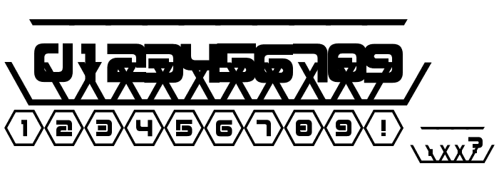 D3 Honeycombism Font OTHER CHARS