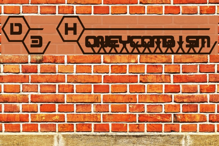 D3 Honeycombism Font examples