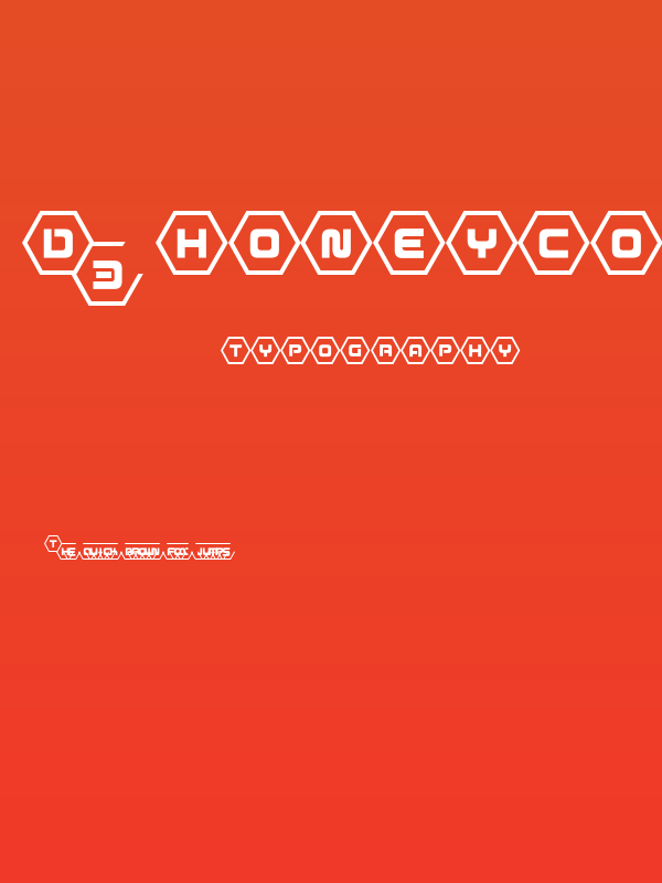 D3 Honeycombism Poster