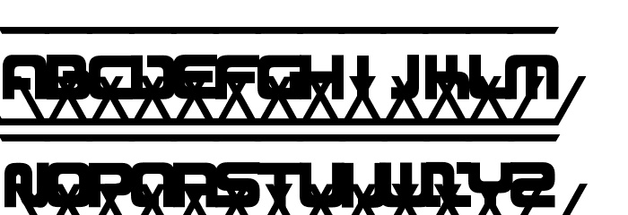 D3 Honeycombism Font LOWERCASE
