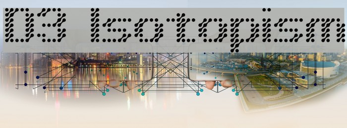 D3 Isotopism Font examples