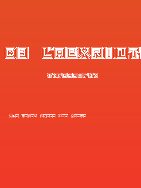 D3 Labyrinthism Poster