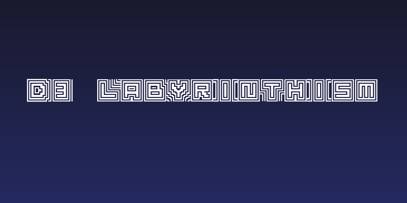 D3 Labyrinthism Social Header
