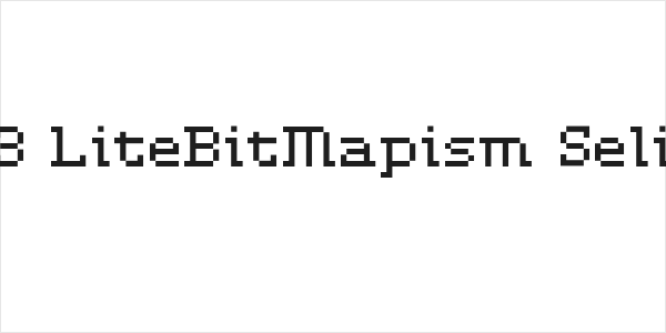 D3 LiteBitMapism Selif Logo