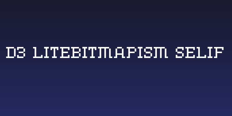 D3 LiteBitMapism Selif Social Header