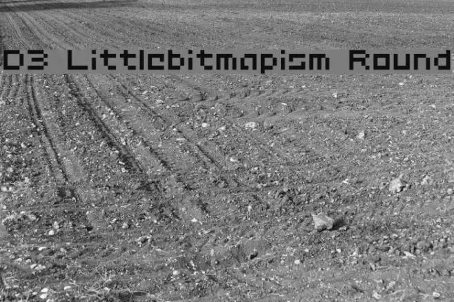 D3 Littlebitmapism Round Fonte examples