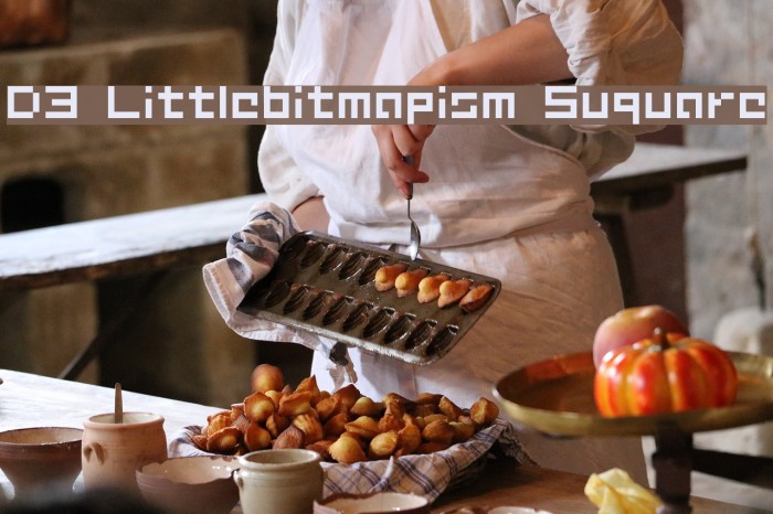 D3 Littlebitmapism Suquare Font examples