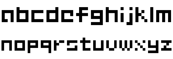 D3 Littlebitmapism Suquare Font LOWERCASE