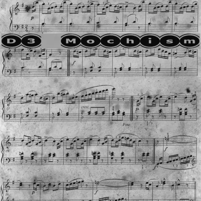 D3 Mochism Font examples