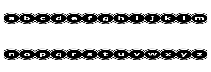 D3 Mochism Font LOWERCASE
