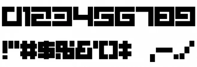 D3 Mouldism Alphabet Font OTHER CHARS