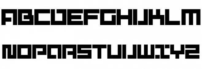 D3 Mouldism Alphabet Fonte MAIÚSCULAS