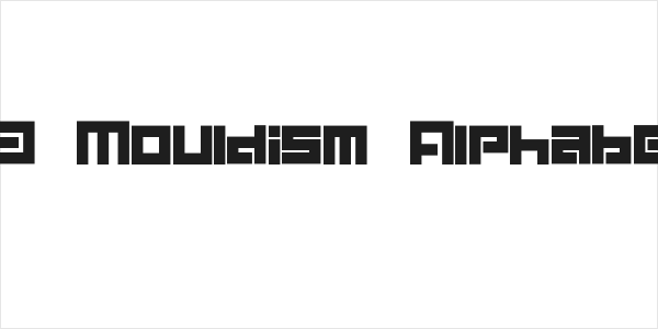 D3 Mouldism Alphabet Logo