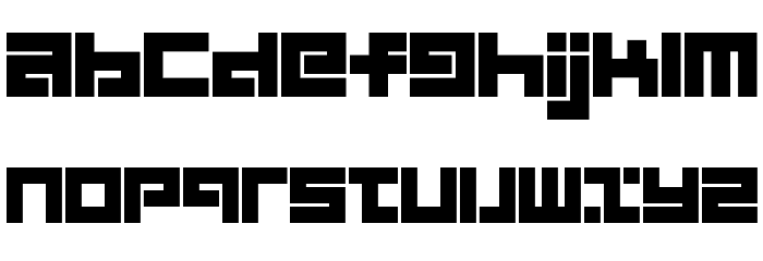 D3 Mouldism Alphabet Font LOWERCASE