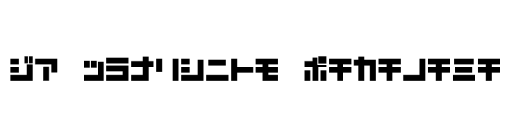 D3 Mouldism Katakana फ़ॉन्ट