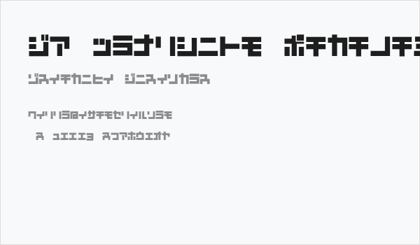 D3 Mouldism Katakana Business Card