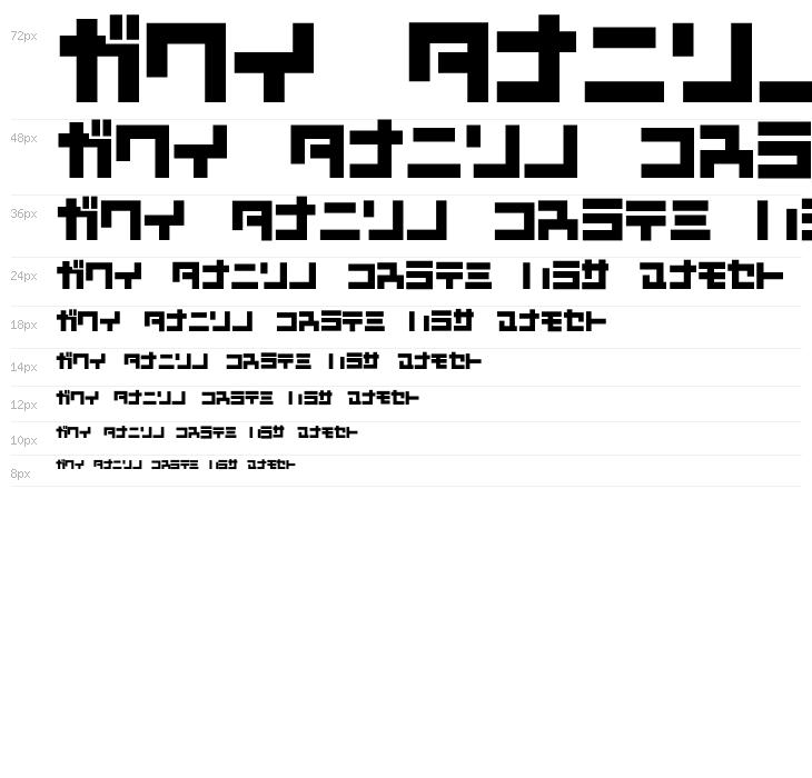 D3 Mouldism Katakana Waterfall