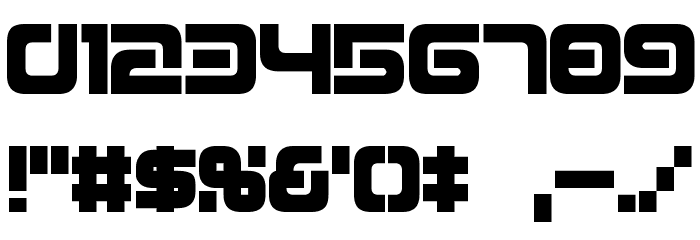 D3 Mouldism Round Alphabet Font OTHER CHARS