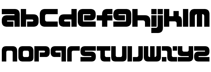 D3 Mouldism Round Alphabet Font LOWERCASE