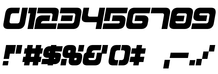 D3 Mouldism Round Italic Font OTHER CHARS
