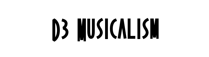 D3 Musicalism  नि: शुल्क फ़ॉन्ट्स डाउनलोड