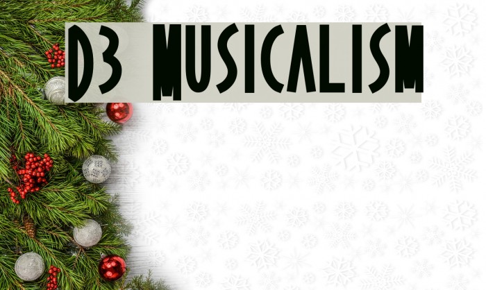 D3 Musicalism Font examples