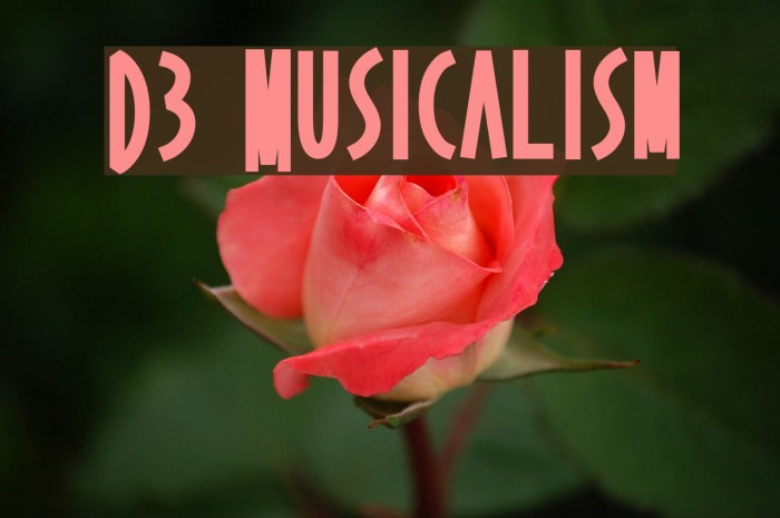 D3 Musicalism Font examples