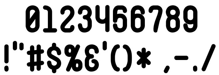 D3 Naturalism Font OTHER CHARS