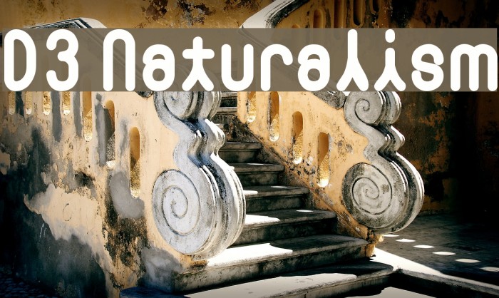 D3 Naturalism Font examples
