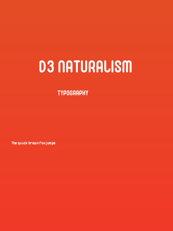 D3 Naturalism Poster
