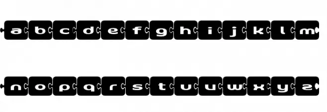 D3 PazzlismA फ़ॉन्ट लोअरकेस