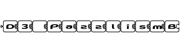 D3 PazzlismB Font
