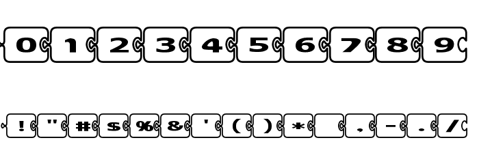 D3 PazzlismB Font OTHER CHARS