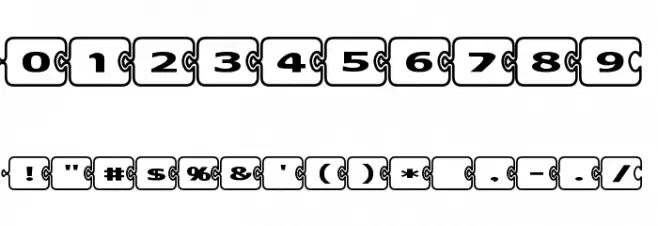 D3 PazzlismB Font OTHER CHARS