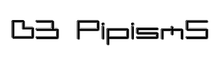 D3 PipismS  नि: शुल्क फ़ॉन्ट्स डाउनलोड