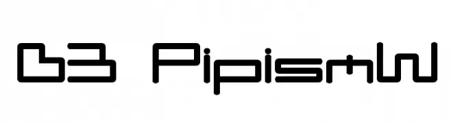 D3 PipismW  Fuentes Gratis Descargar