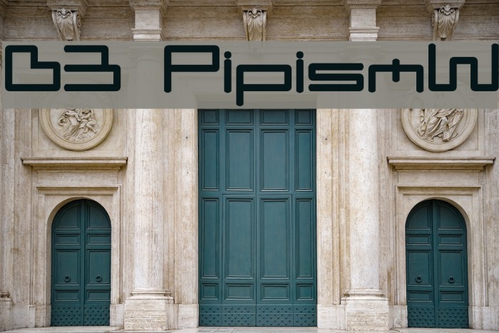 D3 PipismW Font examples