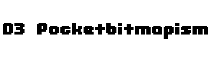 D3 Pocketbitmapism Font