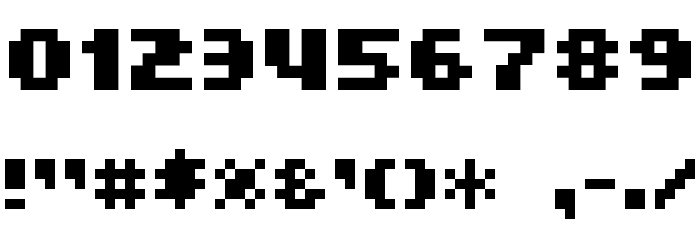 D3 Popbitmapism Font OTHER CHARS