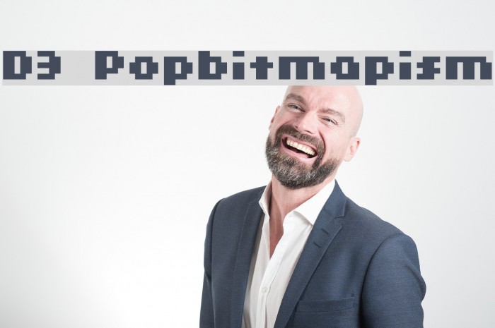 D3 Popbitmapism Font examples