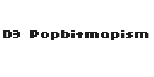 D3 Popbitmapism Logo