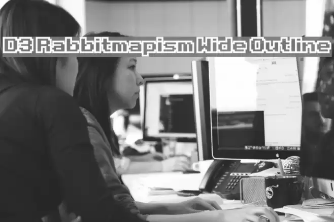 D3 Rabbitmapism Wide Outline Font examples