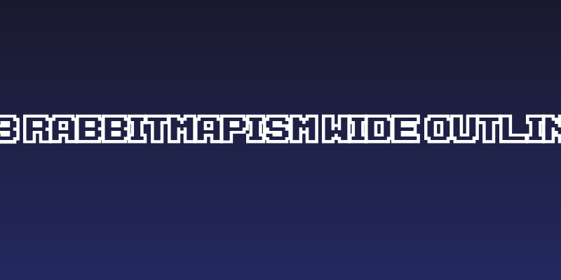 D3 Rabbitmapism Wide Outline Social Header