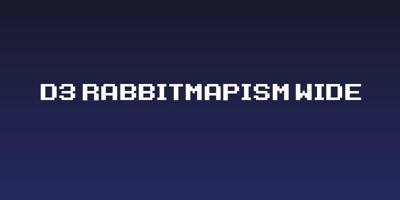 D3 Rabbitmapism Wide Social Header