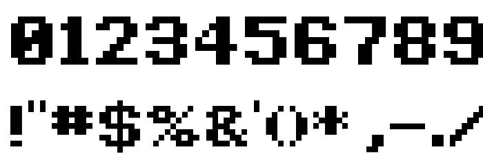 D3 Rabbitmapism Font OTHER CHARS