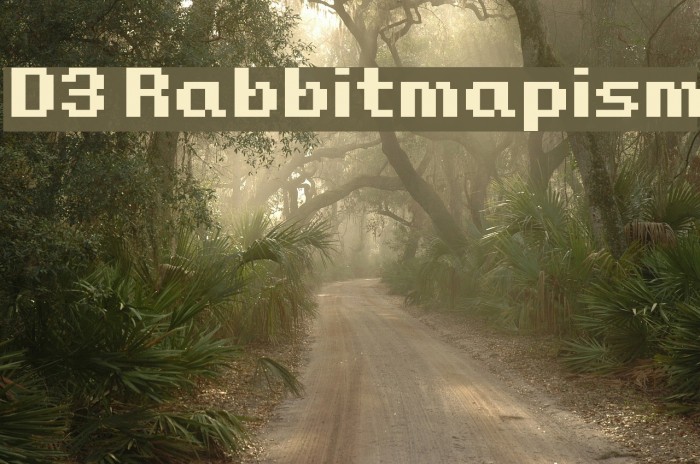 D3 Rabbitmapism Font examples