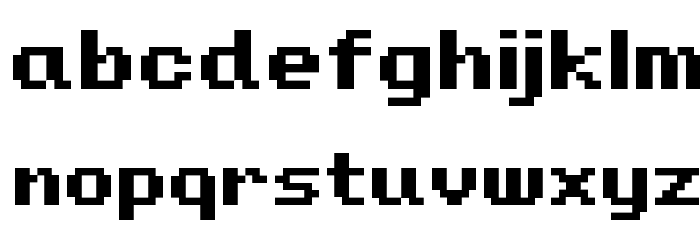 D3 Rabbitmapism Font LOWERCASE
