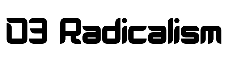 D3 Radicalism  Descarca Fonturi Gratis